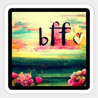 You are my BFF - best friends forever Sticker